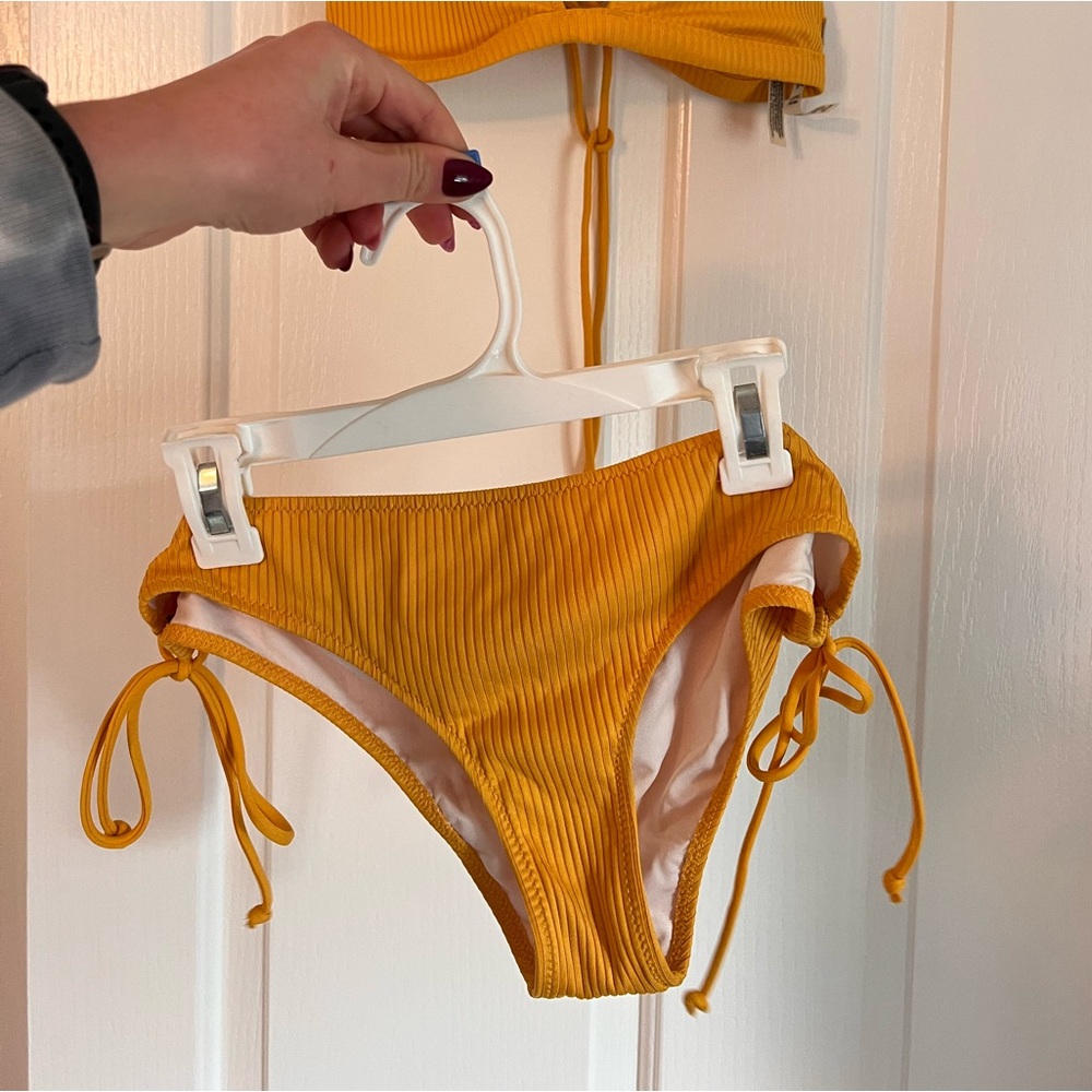 PINK Victoria's Secret Yellow Bikini bottoms
